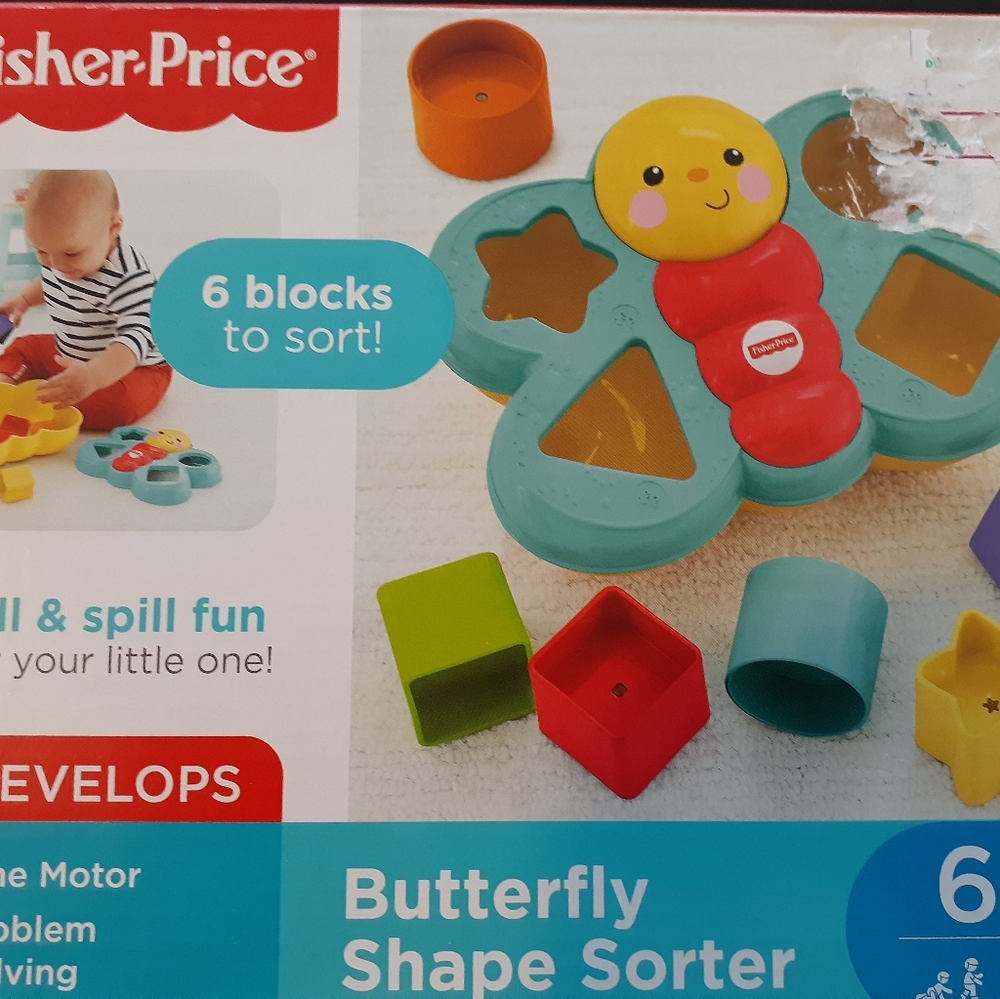 Fisher  Price  Butterfly  Shape  Sorter.